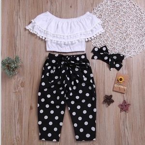 Polka Dot Set & Headband